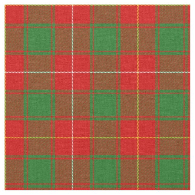 MacPhie Macfie Scottish Clan Tartan Plaid Fabric (Close Up)