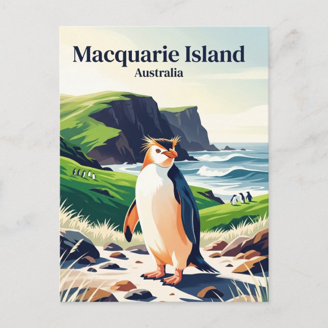 Macquarie Island Australia Postcard (Front)