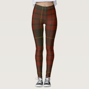 MacQueen Tartan Clan Plaid Leggings