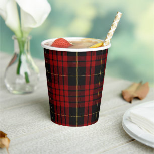 MacQueen Tartan Plaid Paper Cups