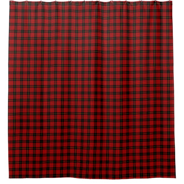 MacQueen Tartan Red and Black Plaid (Front)