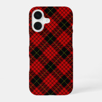 MacQueen Tartan Red and Black Plaid