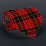 MacQueen Tartan Red and Black Plaid Tie<br><div class="desc">MacQueen Clan Tartan Red and Black Plaid</div>