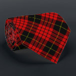 MacQueen Tartan Red and Black Plaid Tie<br><div class="desc">MacQueen Clan Tartan Red and Black Plaid</div>