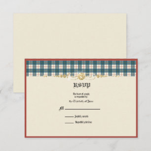 MacRae Conchra Tartan Wedding RSVP