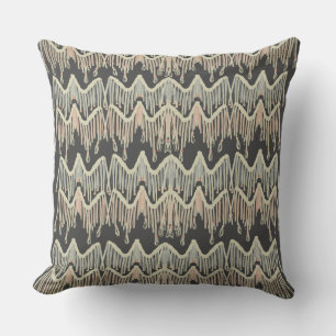 Macrame Bohemian Knitting Drawing Pattern Throw Pillow