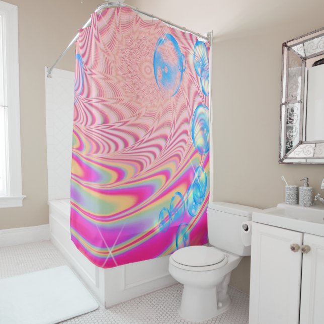 MACRAME'- Colourful Abstract Image of Fractal Art  (In Situ)
