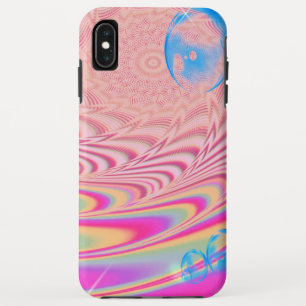 MACRAME'- Colourful Abstract Image of Fractal Art  iPhone XS Max Case