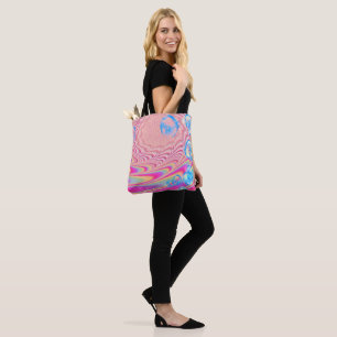 MACRAME'- Colourful Abstract Image of Fractal Art  Tote Bag