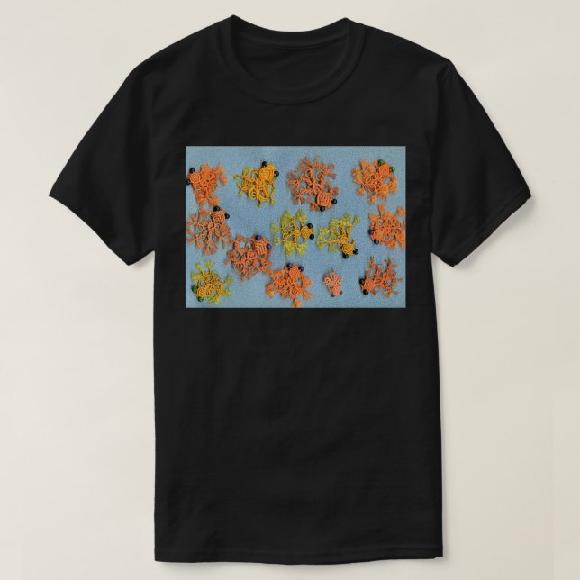 Macrame Glint of Goldfish T-Shirt (Design Front)