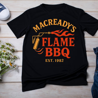 Macready’s flame BBQ est 1982 T-Shirt