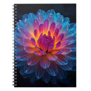 Macro Aurora Bloom Notebook