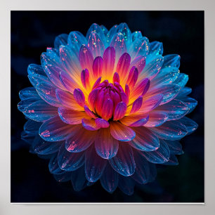 Macro Aurora Bloom Poster