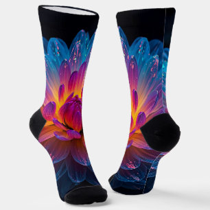 Macro Aurora Bloom Socks