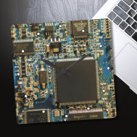 Macro Blue Circuit Board | PCB Photo