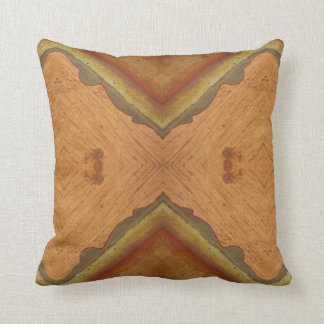 Macro Copper Patina 06753 Throw Pillow