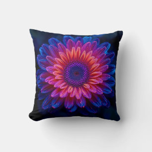 Macro Crystalline Cascade Throw Pillow