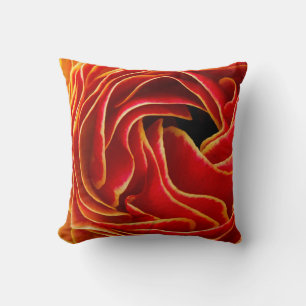 Macro Flower Flower Fields Carlsbad, CA Throw Pillow