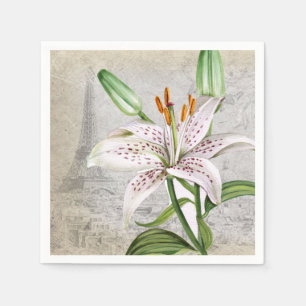 Macro Flower Lily Napkin