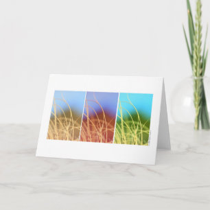 Macro Grass Trio Card
