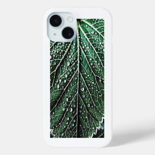 Macro nature leaf iPhone 15 case