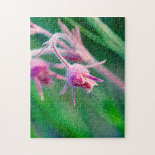 Macro photo of prairie flowers in Montana Jigsaw Puzzle