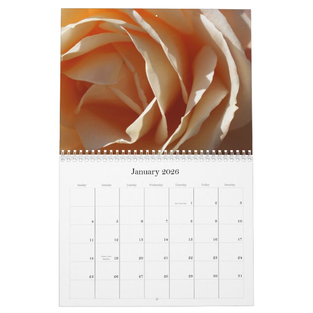 Macro roses floral photography 2013 calender calendar (Jan 2026)