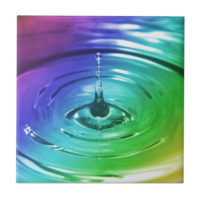 Macro water drop tile (Front)