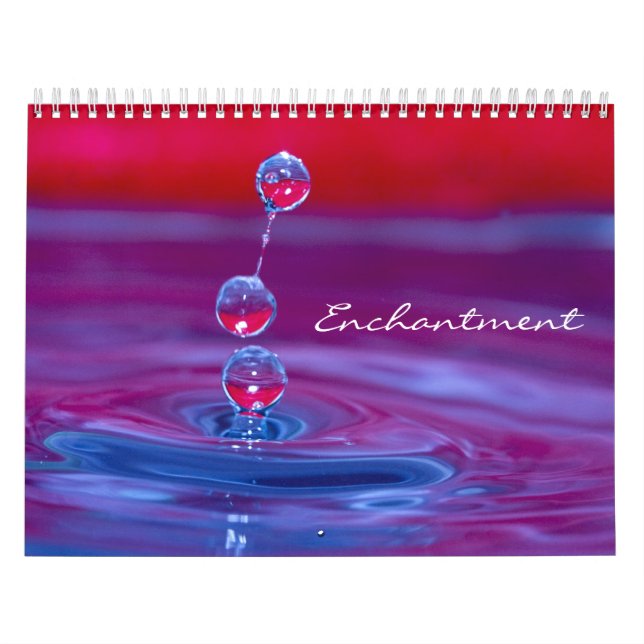 Macro Water Drops Calendar (Cover)