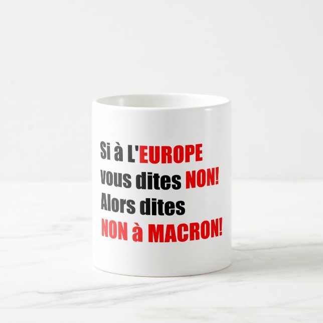 MACRON = Mondialisation Mug 1 (Centre)