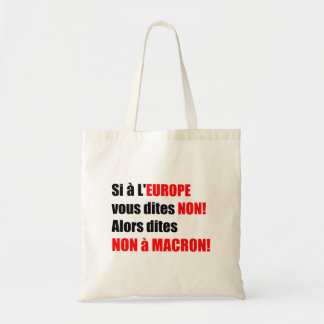 MACRON = Mondialisation Tote Bag