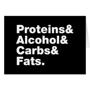 Macronutriments Protéines & Alcool & Carbes & Grai