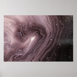 Macrophotography of water poster