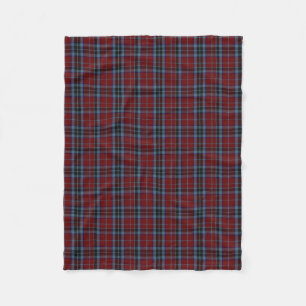 MacTavish Clan Tartan Plaid Fleece Blanket