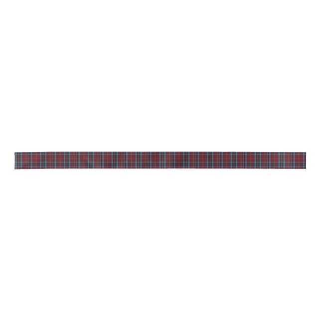 MacTavish Clan Tartan Plaid Ribbon Satin Ribbon (Front)