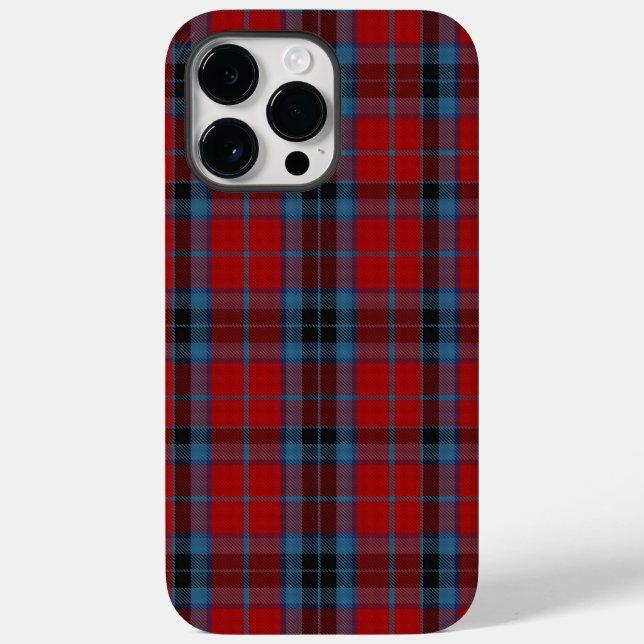 MacTavish Tartan Red and Blue Plaid Case-Mate iPhone Case (Back)