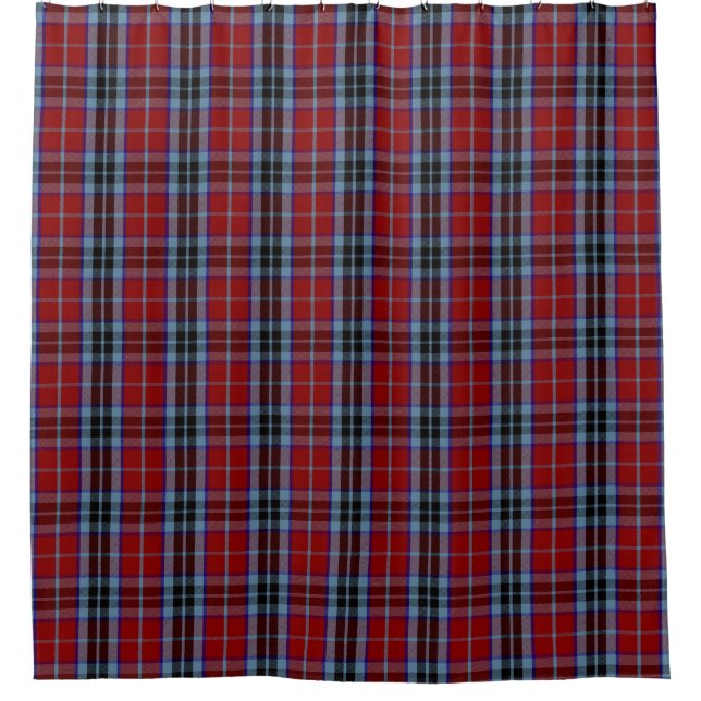 MacTavish Tartan Shower Curtain (Front)