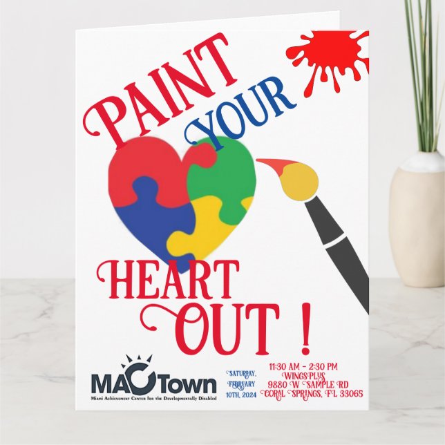 MACTown Paint Your Heart Out Card (Front)