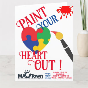 MACTown Paint Your Heart Out Card