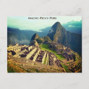 Macu-Piccu Peru Postcard
