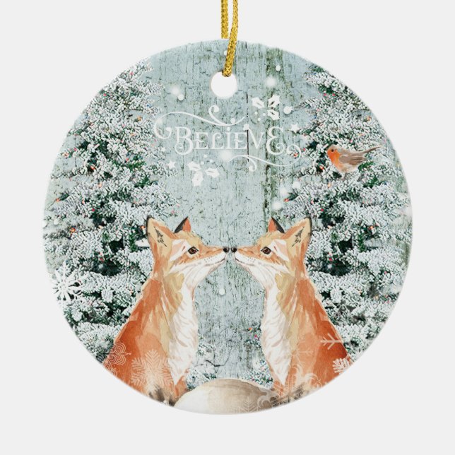 macule la décoration de neige d'hiver d'ornement (Devant)
