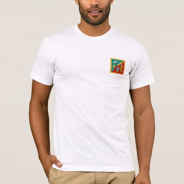 Maculelê Masculina de Mangas Long T-Shirt (Front)