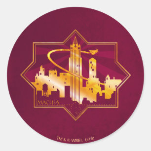 MACUSA™ Graphic Badge Classic Round Sticker