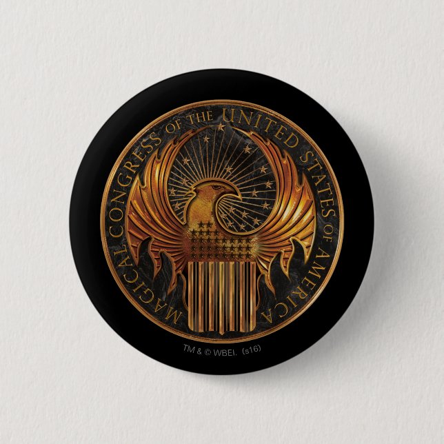 MACUSA™ Medallion 2 Inch Round Button (Front)