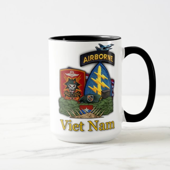 MACV SOG PATCH vietnam guerre vétérinaires mug (Droite)