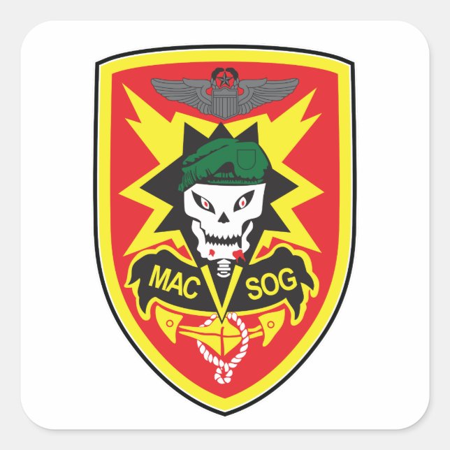 MACV-SOG SQUARE STICKER (Front)