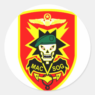 MACVSOG CLASSIC ROUND STICKER