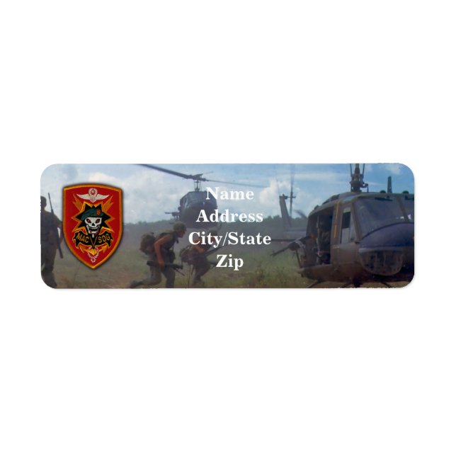 macvsog sog Vietnam adresse de guerre (Devant)