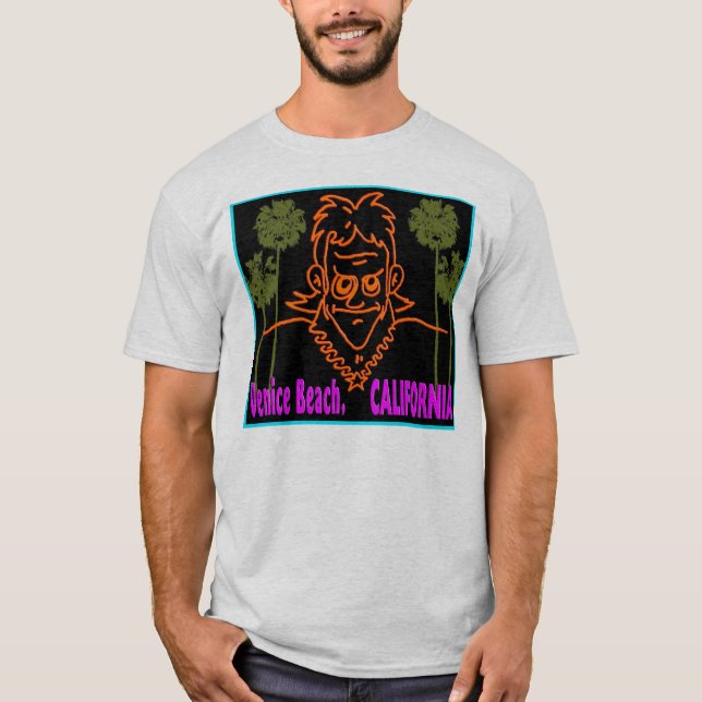 Macvy Venice  Beach California T-shirt! T-Shirt (Front)