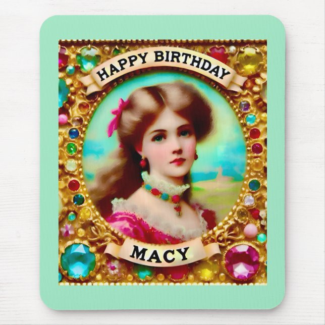 MACY ~ ETHEREAL Vintage Portrait ~ Mousepad (Front)